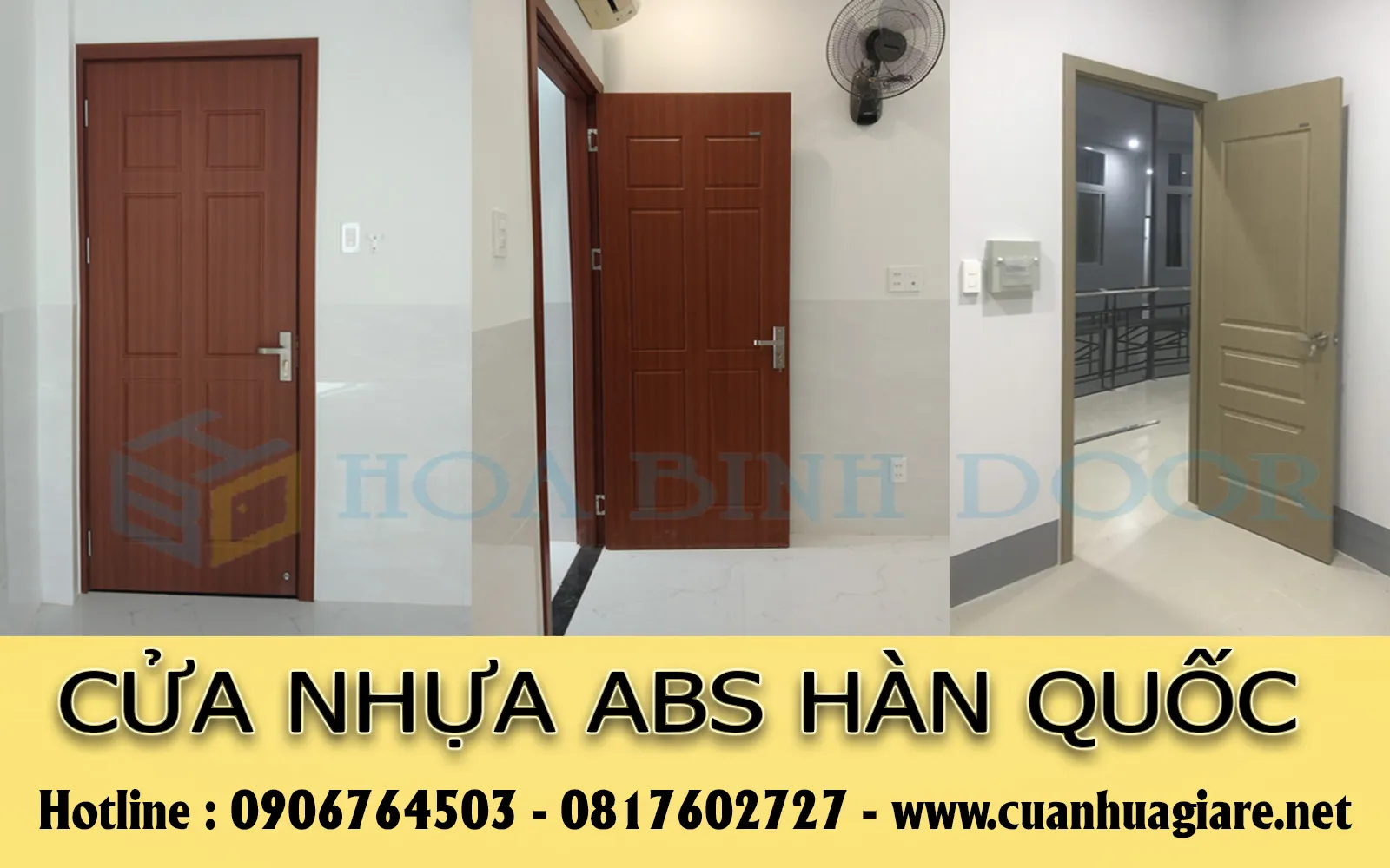 CỬA NHỰA ABS HÀN QUỐC TẠI LONG AN - CỬA NHỰA GIÁ RẺ