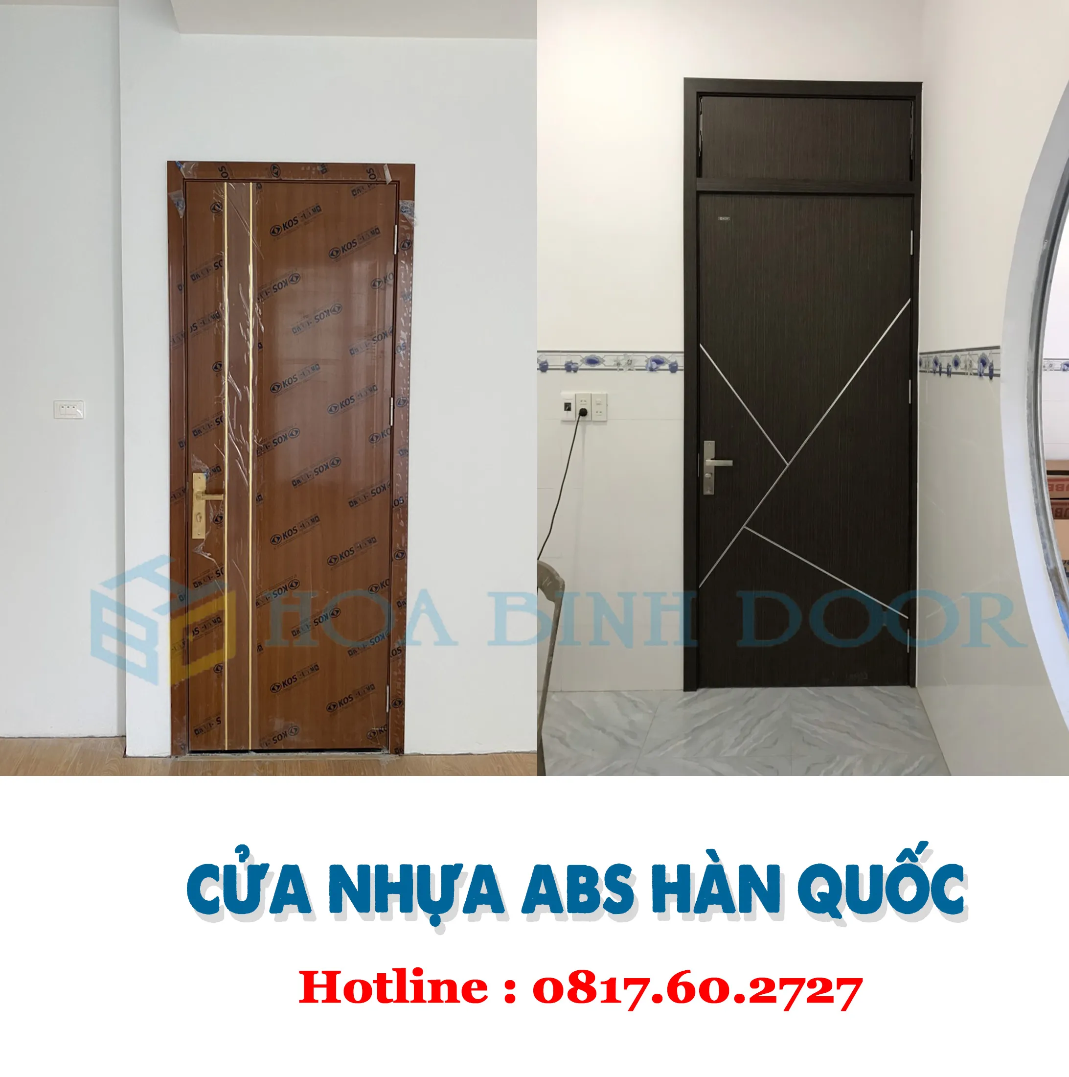 CỬA NHỰA ABS HÀN QUỐC TẠI THUẬN AN - BÌNH DƯƠNG - MẪU CỬA ĐẸP