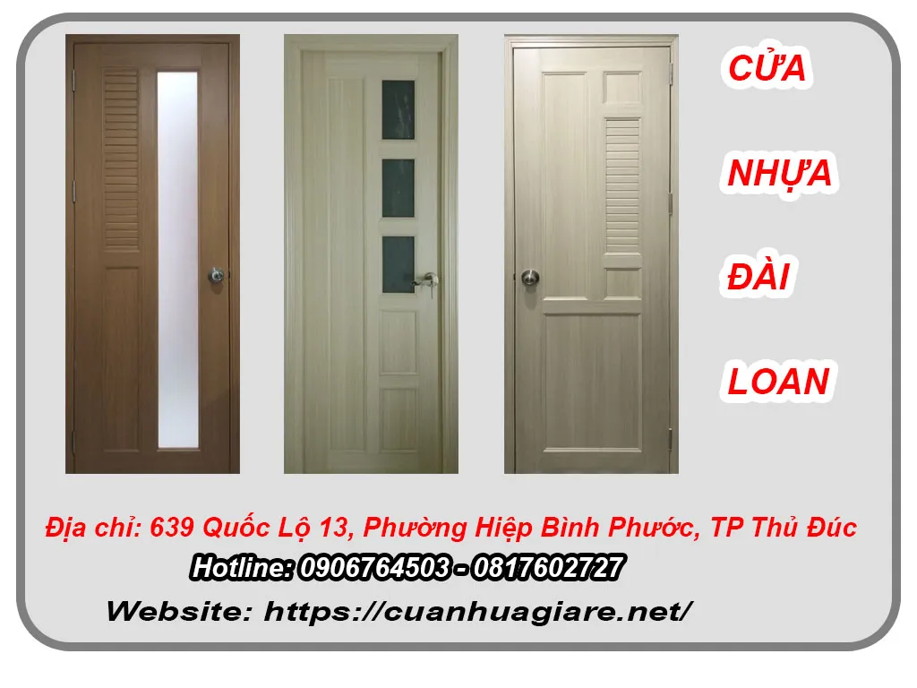 CỬA NHỰA ĐÀI LOAN TẠI THUẬN AN - UY TÍN CHẤT LƯỢNG