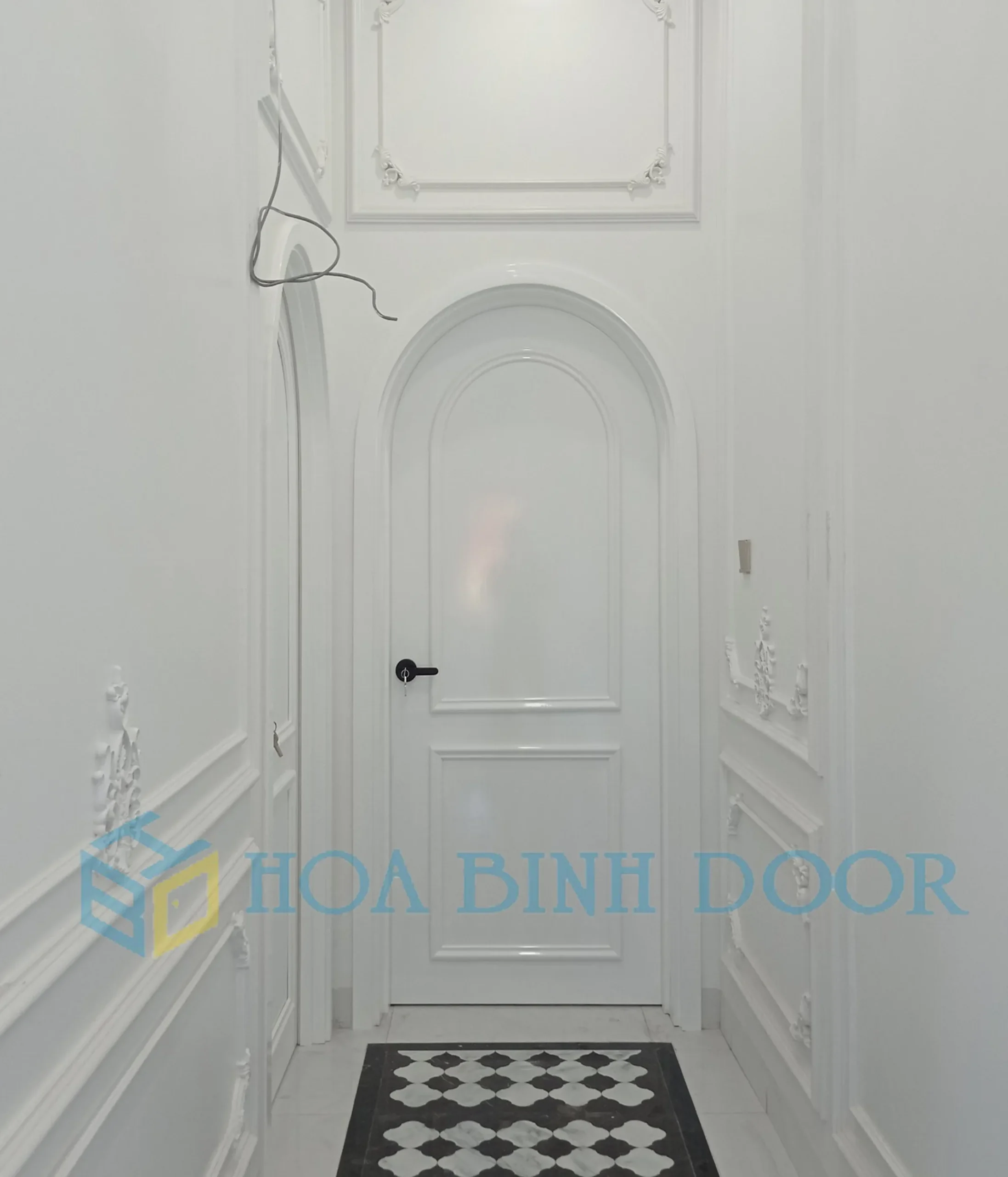 CỬA VÒM NHỰA COMPOSITE TẠI CẦN GIUỘC - LONG AN 