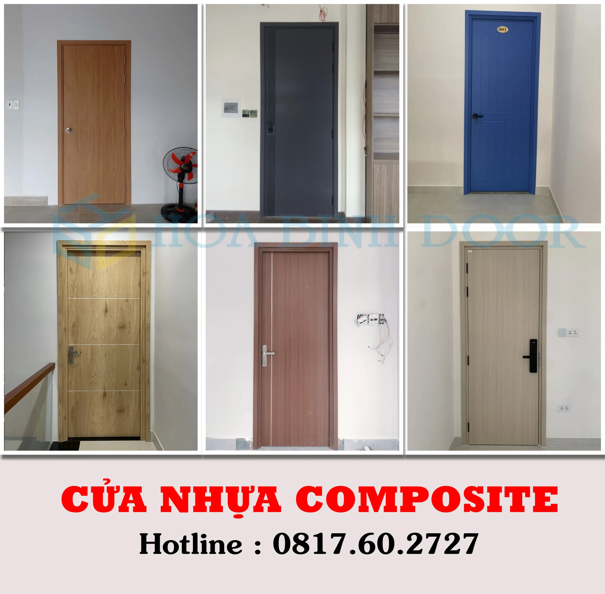 CỬA NHỰA COMPOSITE TẠI CẨM MỸ / ĐỒNG NAI - GIÁ TỐT TẬN XƯỞNG