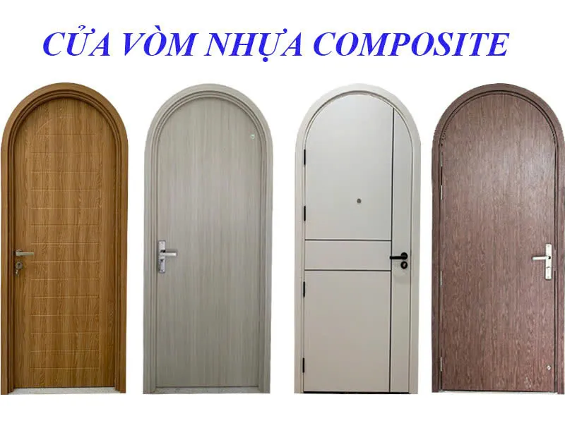 CỬA VÒM NHỰA COMPOSITE TẠI LONG THÀNH - MẪU CỬA ĐA DẠNG