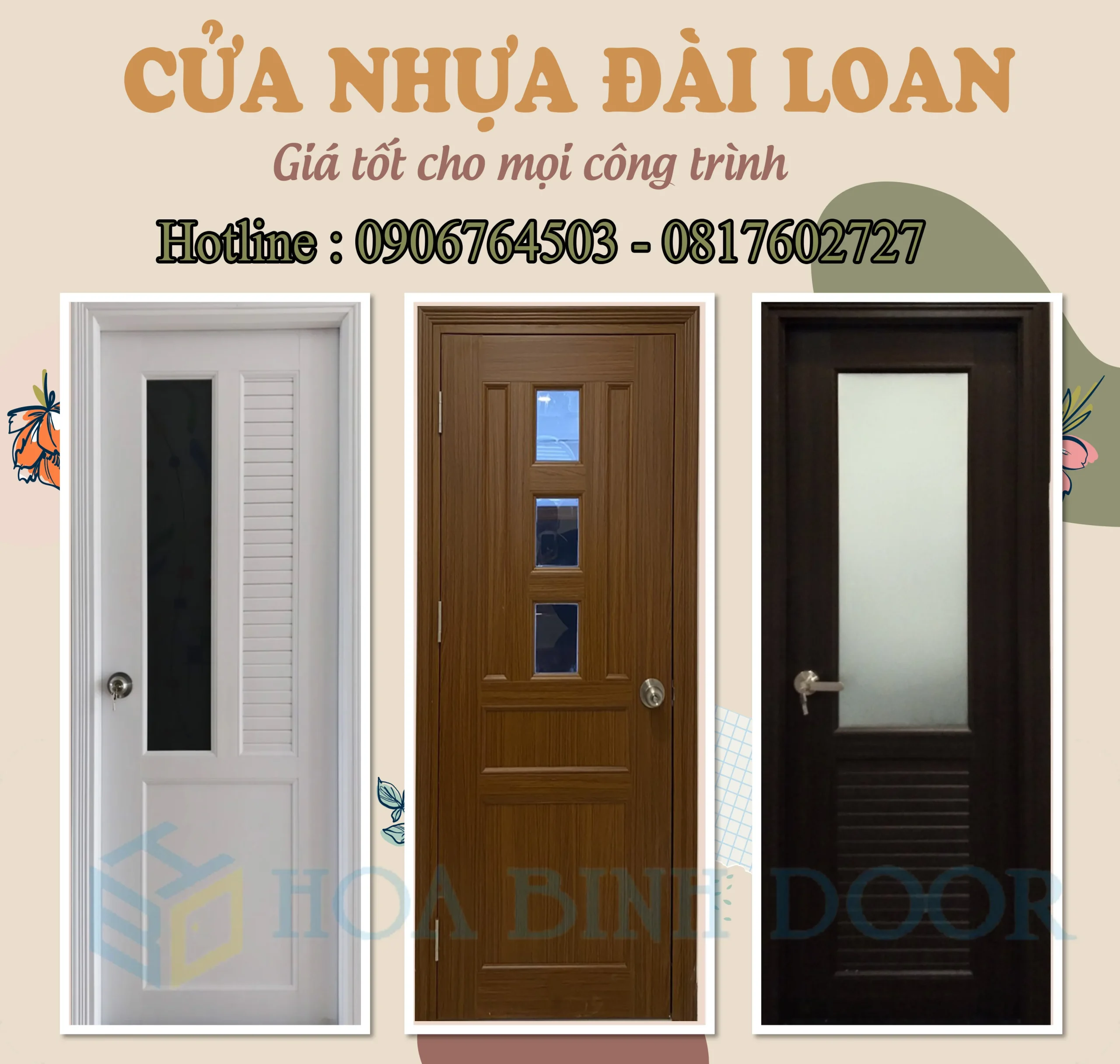 CỬA NHỰA ĐÀI LOAN TẠI PHƯỜNG PHÚ THỌ - HỒ CHÍ MINH