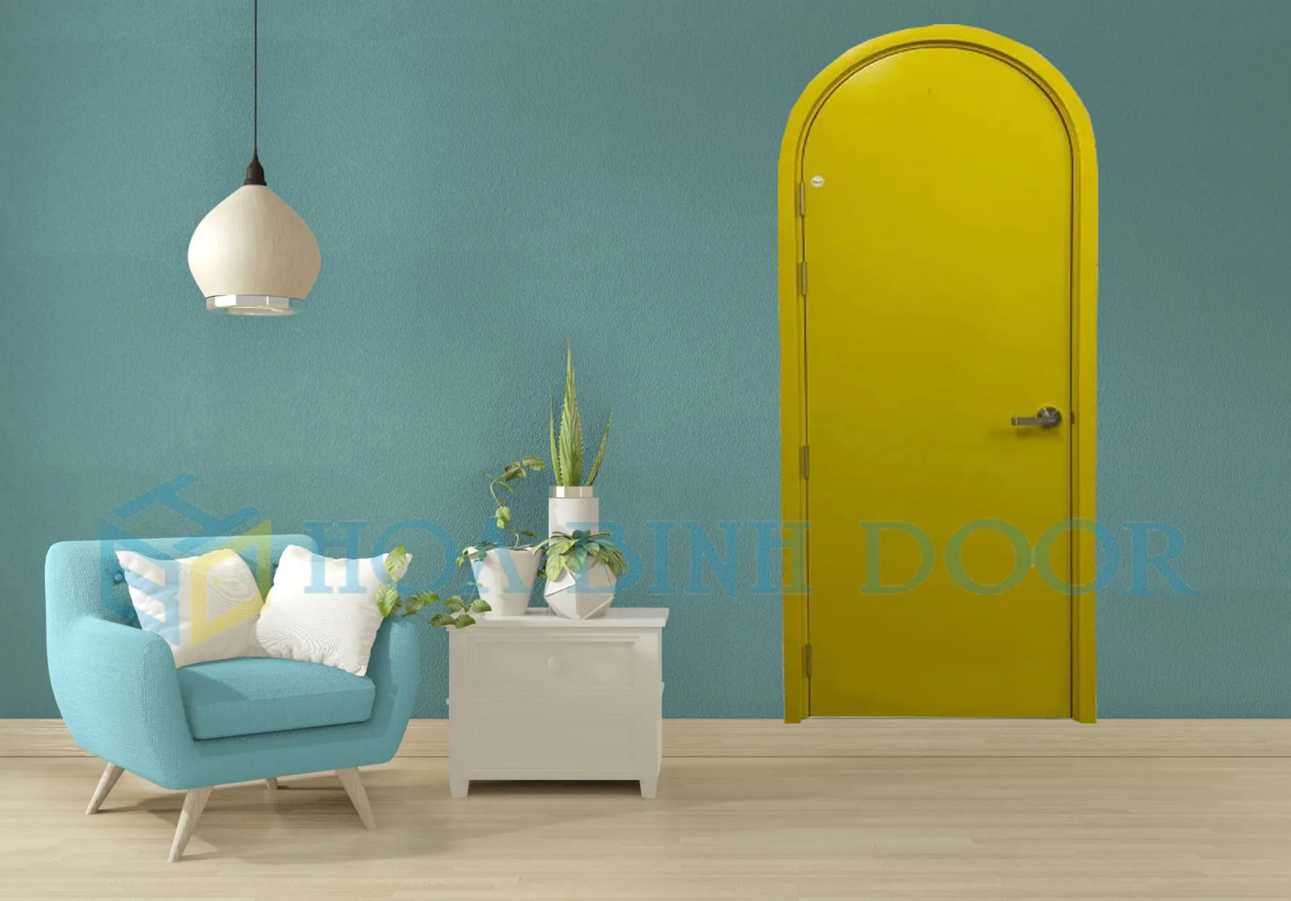 CỬA VÒM NHỰA COMPOSITE TẠI DIÊN HỒNG - HỒ CHÍ MINH