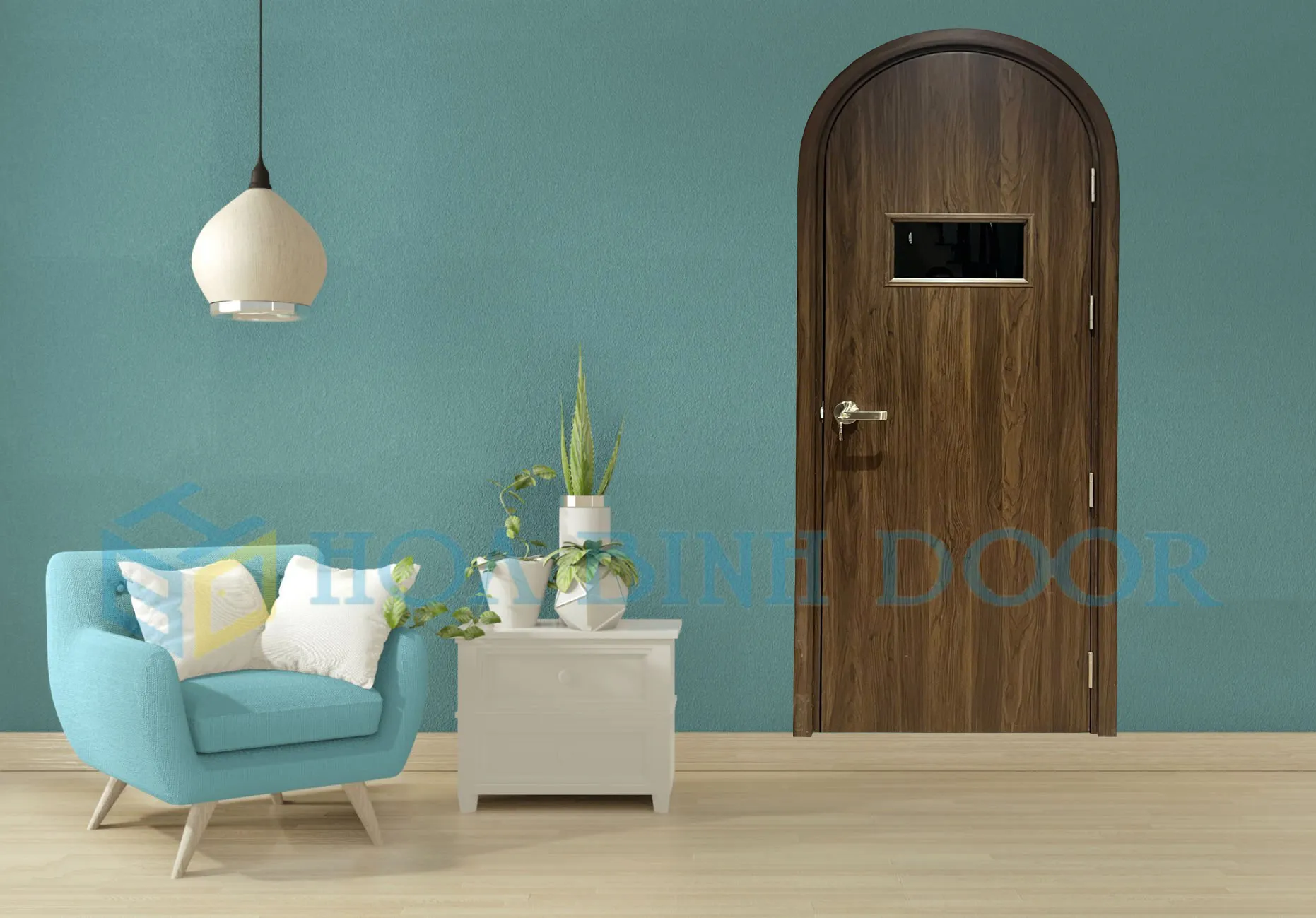 CỬA VÒM NHỰA COMPOSITE TẠI DIÊN HỒNG - HỒ CHÍ MINH